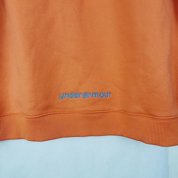 Under Armour hoodie orange and blue size Large Comfycore Athletic Dopamine - Picture 4 of 6